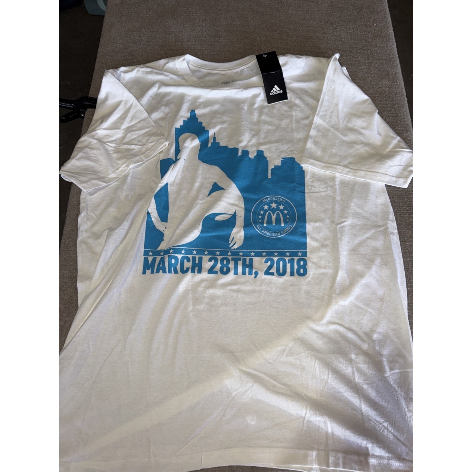 Nwt Mcdonalds AllAmerican Games 2018 Adidas Size Large TShirt